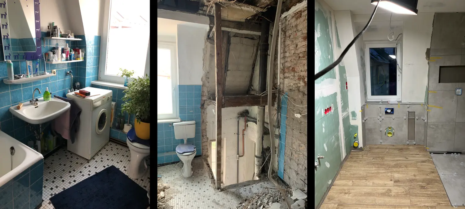 Kernsanierung einer Wohnung und Anbindung an die bestehende Maisonette von Sandra Johnson Architektin & Innenarchitektin