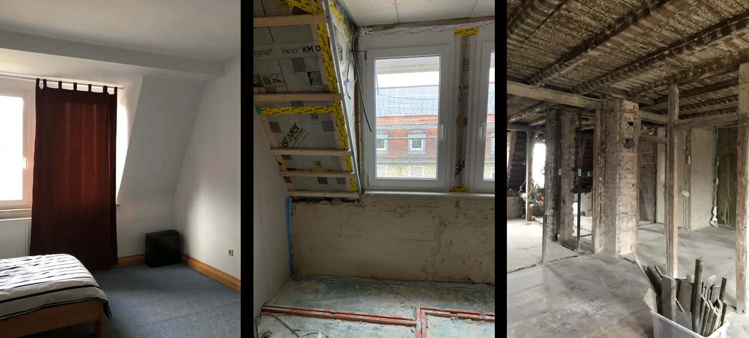 Kernsanierung einer Wohnung und Anbindung an die bestehende Maisonette von Sandra Johnson Architektin & Innenarchitektin