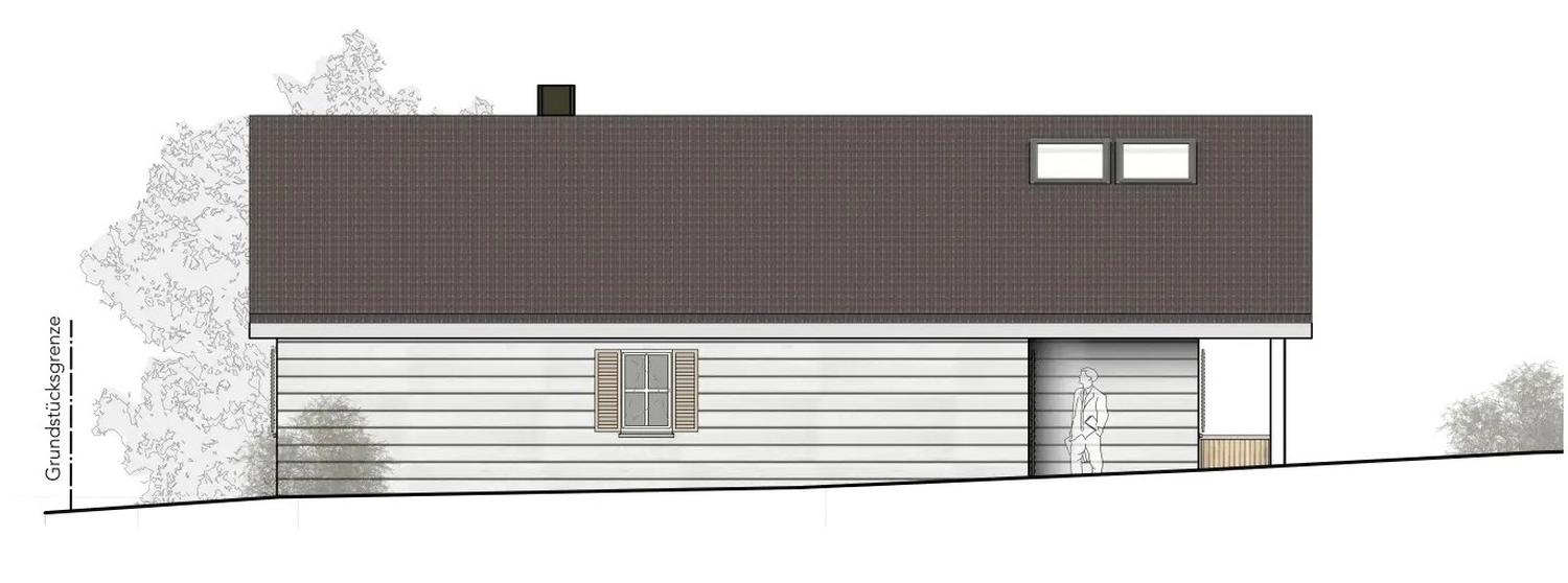 modernes Landhaus in Hanglage von Sandra Johnson Architektin & Innenarchitektin
