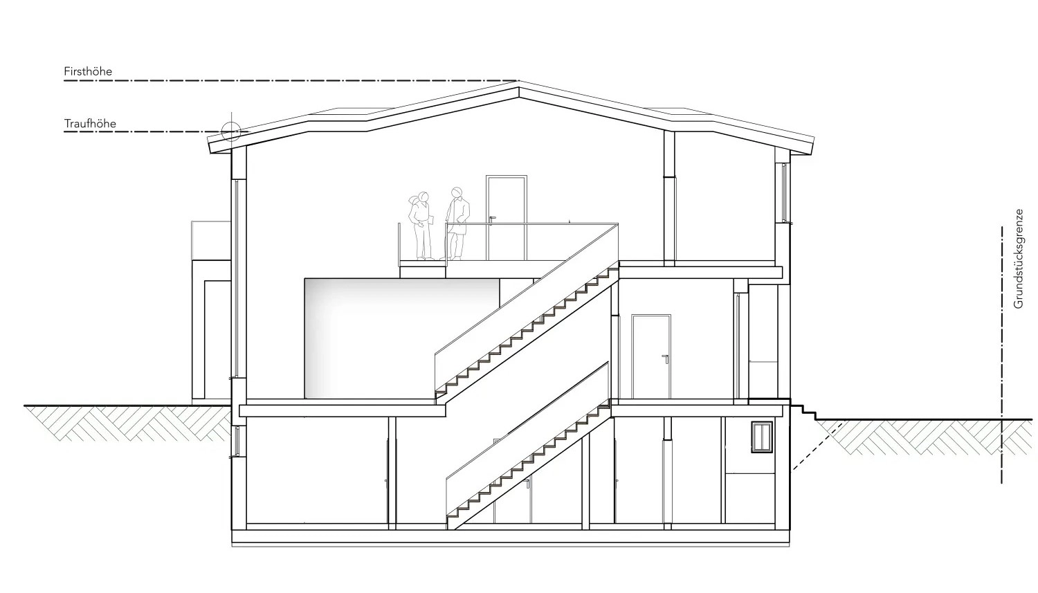 Stadtvilla im Stil der Neoklassizistischen Moderne von Sandra Johnson Architektin & Innenarchitektin