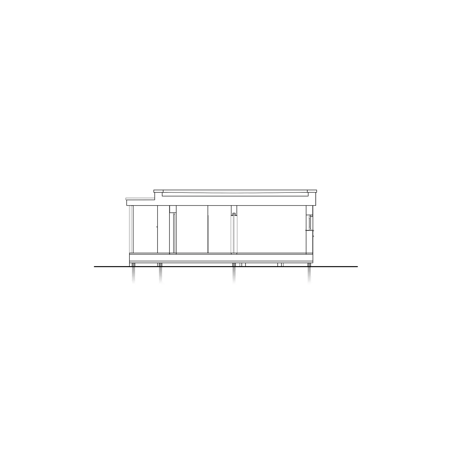 Bungalow in Modulbauweise mit Carport von Sandra Johnson Architektin & Innenarchitektin