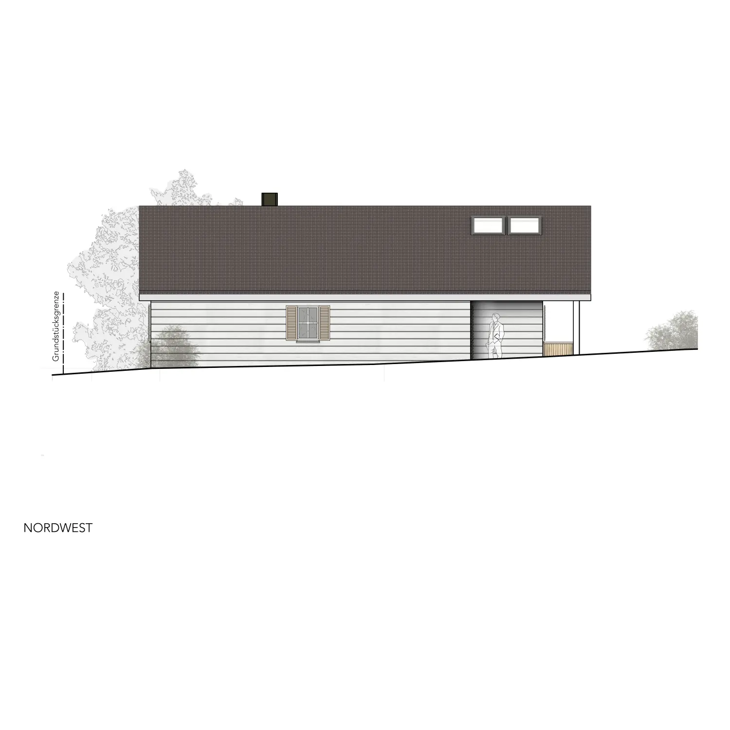 modernes Landhaus in Hanglage von Sandra Johnson Architektin & Innenarchitektin